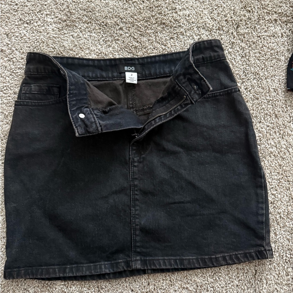 BDG Charcoal Mini Skirt